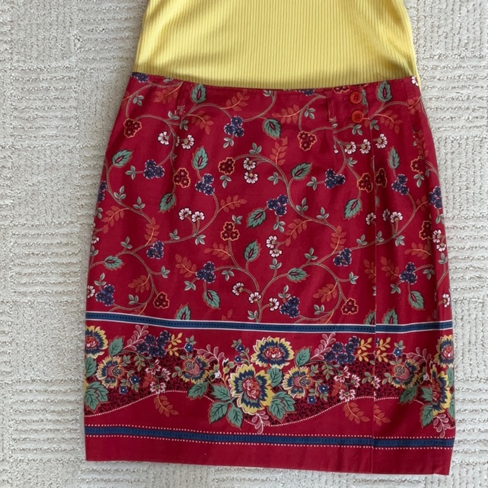 Vintage Talbots Petite Floral Wrap Skirt